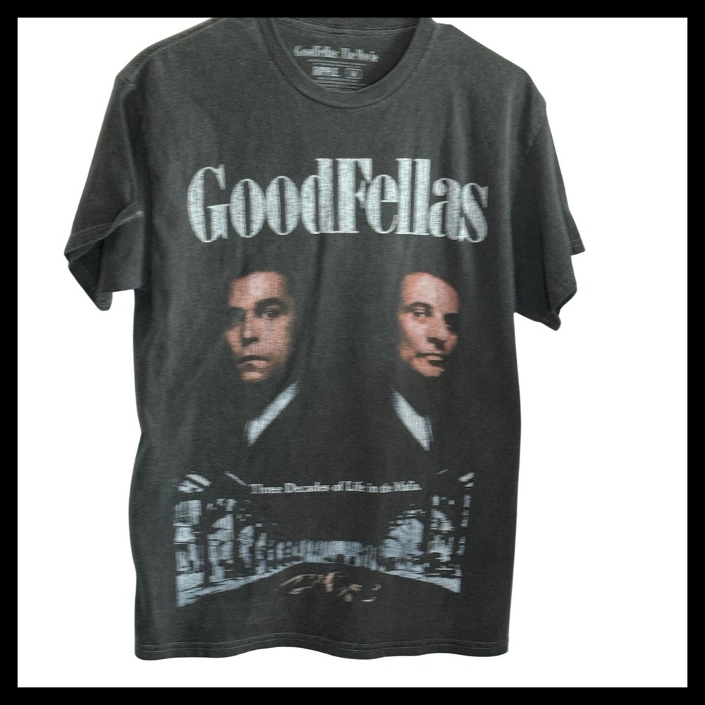 GoodFellas The Movie Ripple Junction Graphic Tee Charcoal Gray Mens Medium M